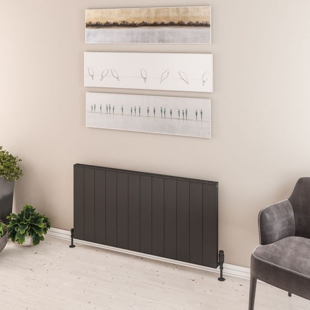 Alt Tag Template: Buy Eastbrook Vesima Matt Anthracite Aluminium Horizontal Designer Radiator 600mm H x 503mm W Central Heating by Eastbrook for only £268.61 in Radiators, Aluminium Radiators, Eastbrook Co., Designer Radiators, Horizontal Designer Radiators, 1500 to 2000 BTUs Radiators, Anthracite Horizontal Designer Radiators at Main Website Store, Main Website. Shop Now