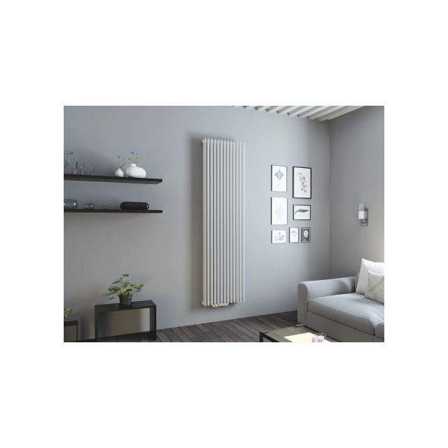 Alt Tag Template: Buy Eucotherm Atlas White Single Vertical Designer Radiator by Eucotherm for only £398.06 in Shop By Brand, Radiators, Eucotherm, View All Radiators, Designer Radiators, Eucotherm Radiators, Vertical Designer Radiators, White Vertical Designer Radiators at Main Website Store, Main Website. Shop Now