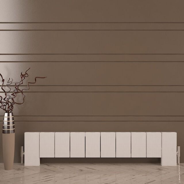 Alt Tag Template: Buy Carisa ELVINO FLOOR Textured White Aluminium Horizontal Designer Radiator 300mm H x 1245mm W, Central Heating by Carisa for only £390.19 in Aluminium Radiators, Carisa Designer Radiators, 2000 to 2500 BTUs Radiators at Main Website Store, Main Website. Shop Now