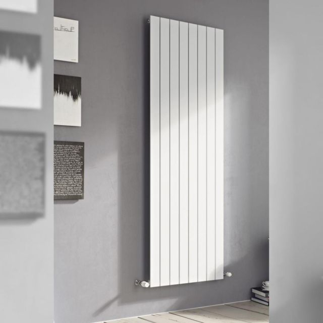 Alt Tag Template: Buy Eucotherm Mars DUO Double Flat Panel Vertical Designer Radiator White 600mm H x 445mm W by Eucotherm for only £297.00 in 0 to 1500 BTUs Radiators, White Vertical Designer Radiators at Main Website Store, Main Website. Shop Now