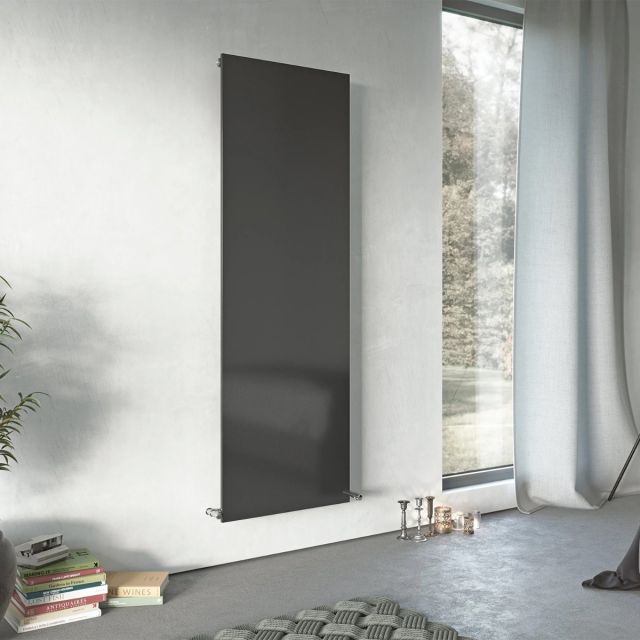 Alt Tag Template: Buy Eucotherm Mars Plus Solid Single Flat Panel Vertical Designer Radiator Anthracite 1200mm H x 600mm W by Eucotherm for only £358.71 in Radiators, Designer Radiators, 2500 to 3000 BTUs Radiators, Vertical Designer Radiators, Anthracite Vertical Designer Radiators at Main Website Store, Main Website. Shop Now