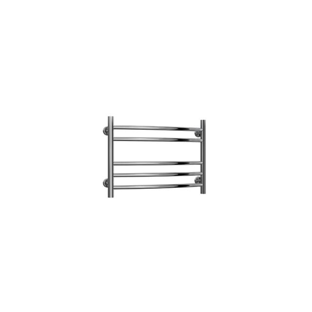 Alt Tag Template: Buy Reina Eos Polished Curved Stainless Steel Heated Towel Rail 430mm H x 600mm W Electric Only - Standard by Reina for only £215.82 in Electric Standard Ladder Towel Rails, Curved Stainless Steel Heated Towel Rails at Main Website Store, Main Website. Shop Now