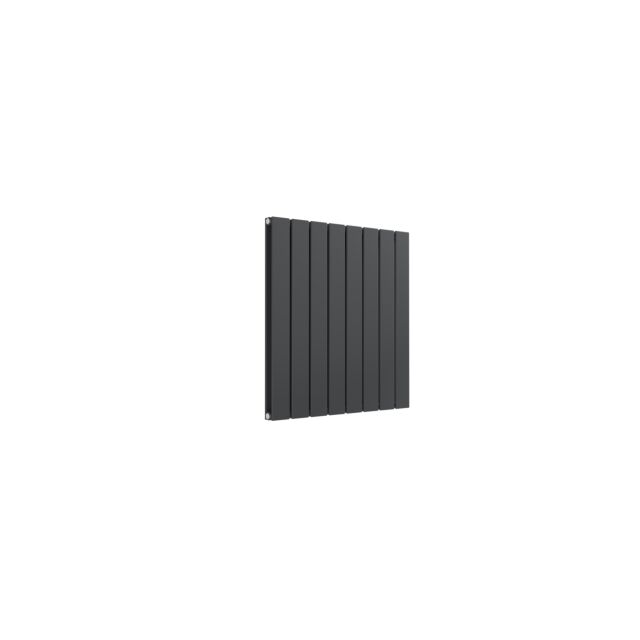 Alt Tag Template: Buy Reina Flat Steel Anthracite Horizontal Designer Radiator 600mm H x 588mm W Double Panel Electric Only - Thermostatic by Reina for only £286.74 in Reina Designer Radiators, Electric Thermostatic Horizontal Radiators at Main Website Store, Main Website. Shop Now