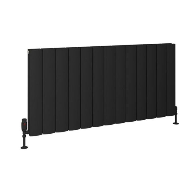 Alt Tag Template: Buy Eastbrook Guardia Aluminium Matt Black Horizontal Designer Radiator 600mm H x 1230mm W Central Heating by Eastbrook for only £784.58 in Radiators, Aluminium Radiators, Eastbrook Co., Designer Radiators, Horizontal Designer Radiators, 5500 to 6000 BTUs Radiators at Main Website Store, Main Website. Shop Now