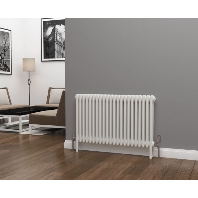 Alt Tag Template: Buy Eastgate Lazarus White 3 Column Horizontal Radiator 600mm H x 1014mm W by Eastgate for only £344.33 in Radiators, Column Radiators, Horizontal Column Radiators, 4500 to 5000 BTUs Radiators, Eastgate Lazarus Designer Column Radiator, White Horizontal Column Radiators at Main Website Store, Main Website. Shop Now