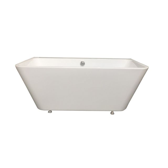 Alt Tag Template: Buy BC Designs Ancora Back-to-Wall Square Acrymite Acrylic Bath 1500mm x 720mm, Gloss White by BC Designs for only £1,182.94 in Shop By Brand, Baths, BC Designs, Standard Baths, BC Designs Baths, Straight Acrylic Baths at Main Website Store, Main Website. Shop Now