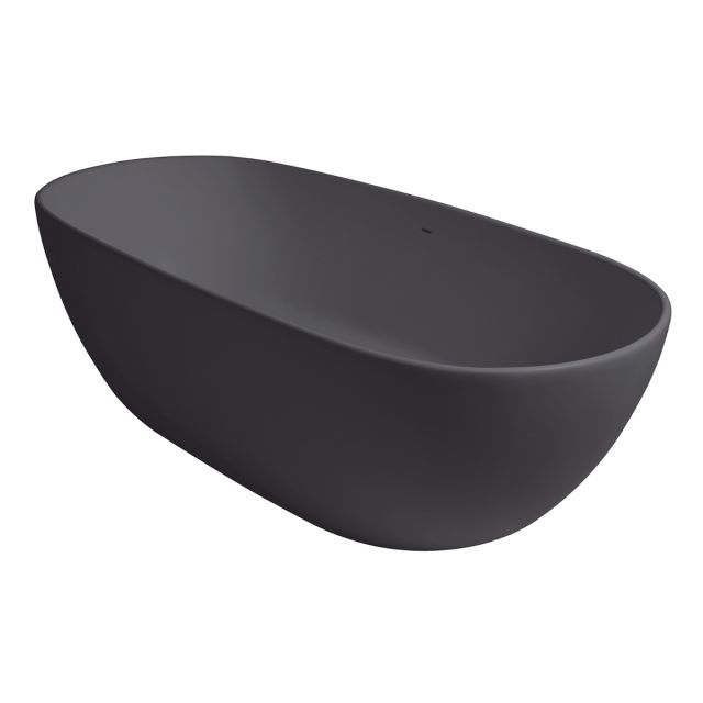 Alt Tag Template: Buy BC Designs Crea Cian Solid Surface Freestanding Bath 1665mm X 780mm, Gunmetal by BC Designs for only £2,234.12 in Shop By Brand, Baths, BC Designs, Free Standing Baths, BC Designs Baths, Modern Freestanding Baths, Bc Designs Freestanding Baths at Main Website Store, Main Website. Shop Now
