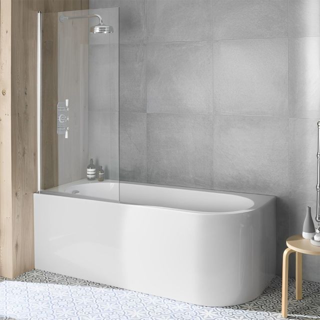 Alt Tag Template: Buy BC Designs Ancorner Acrymite Acrylic Shower Bath 1700mm x 750mm, Left Handed by BC Designs for only £1,219.41 in Shop By Brand, Baths, BC Designs, Standard Baths, BC Designs Baths, Straight Acrylic Baths at Main Website Store, Main Website. Shop Now