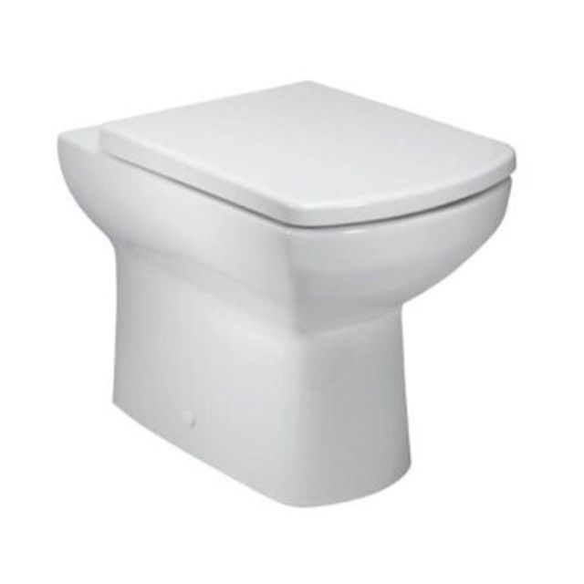Alt Tag Template: Buy Kartell Project Square Back to Wall WC Pan & Soft Close Seat by Kartell for only £214.85 in Back to Wall Toilets, Kartell UK - Toilets at Main Website Store, Main Website. Shop Now