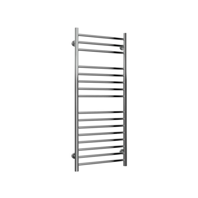 Alt Tag Template: Buy Reina Luna Flat Polished Straight Stainless Steel Heated Towel Rail 1200mm H x 500mm W Electric Only - Thermostatic by Reina for only £354.45 in Electric Thermostatic Towel Rails Vertical at Main Website Store, Main Website. Shop Now