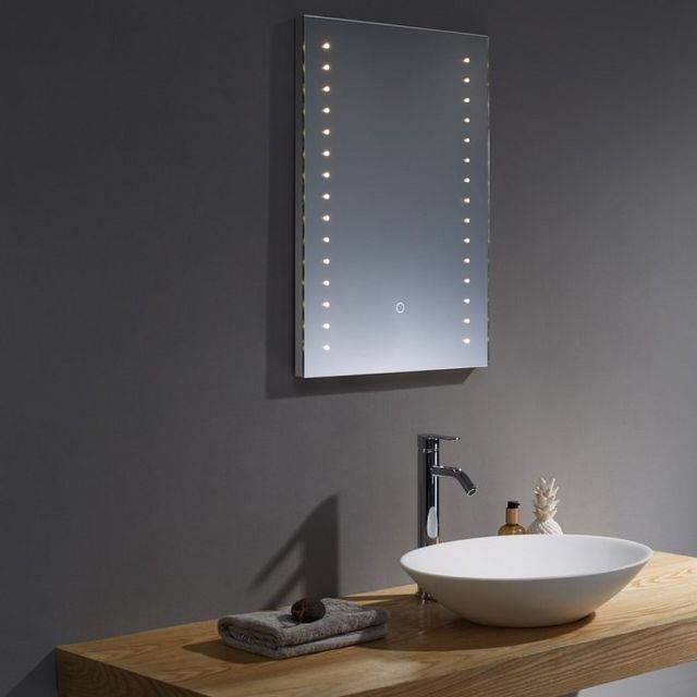 Alt Tag Template: Buy Kartell Tormes 700 x 500mm Illuminated LED Mirror - Clear Glass LE5070 by Kartell for only £177.25 in Bathroom Mirrors, Bathroom Vanity Mirrors at Main Website Store, Main Website. Shop Now
