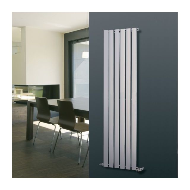 Alt Tag Template: Buy Eucotherm Mars Single Flat Panel Vertical Designer Radiator Silver 600mm H x 445mm W by Eucotherm for only £196.71 in 0 to 1500 BTUs Radiators, Vertical Designer Radiators at Main Website Store, Main Website. Shop Now
