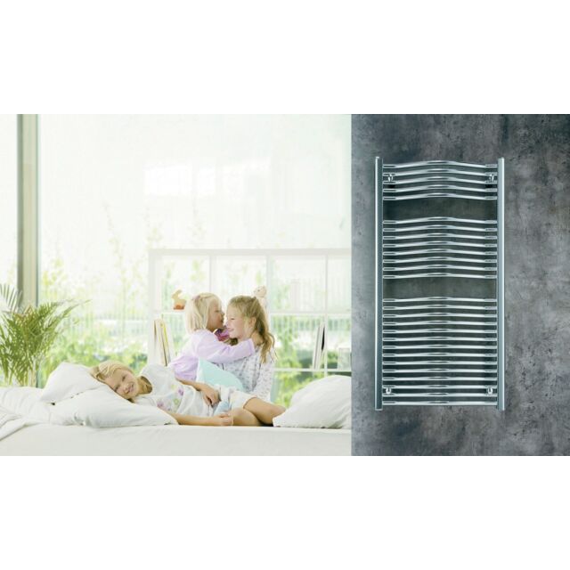 Alt Tag Template: Buy MaxtherM Sherbourne Steel Chrome Designer Heated Towel Rail 1172mm x 600mm by MaxtherM for only £323.93 in 2500 to 3000 BTUs Towel Rails, Chrome Ladder Heated Towel Rails at Main Website Store, Main Website. Shop Now