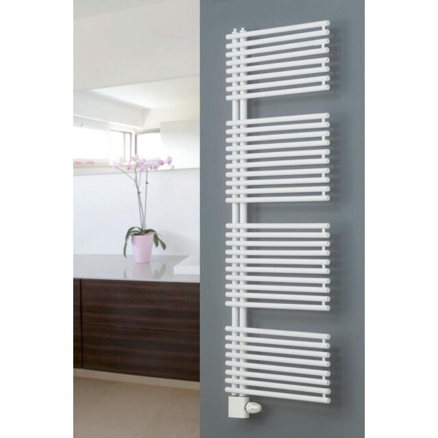 Alt Tag Template: Buy MaxtherM Leyland Plus Steel White Designer Heated Towel Rail 1271mm x 500mm by MaxtherM for only £480.34 in MaxtherM, 2500 to 3000 BTUs Towel Rails, Maxtherm Designer Heated Towel Rails at Main Website Store, Main Website. Shop Now