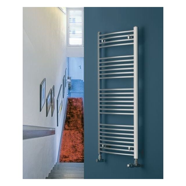 Alt Tag Template: Buy MaxtherM Preston Curved Steel Chrome Designer Heated Towel Rail 1264mm x 600mm by MaxtherM for only £373.19 in MaxtherM, 2000 to 2500 BTUs Towel Rails, Maxtherm Designer Heated Towel Rails at Main Website Store, Main Website. Shop Now