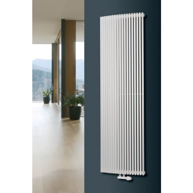 Alt Tag Template: Buy MaxtherM Alton Curved Steel White Vertical Designer Radiator by MaxtherM for only £454.48 in View All Radiators, SALE, MaxtherM, Maxtherm Designer Radiators, White Vertical Designer Radiators at Main Website Store, Main Website. Shop Now