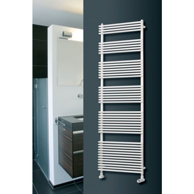 Alt Tag Template: Buy MaxtherM Chepstow Steel White Designer Heated Towel Rail 1160mm x 600mm by MaxtherM for only £306.68 in MaxtherM, 3500 to 4000 BTUs Towel Rails, Maxtherm Designer Heated Towel Rails, White Designer Heated Towel Rails at Main Website Store, Main Website. Shop Now
