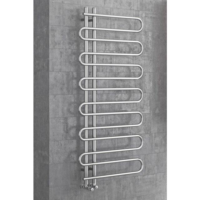 Alt Tag Template: Buy MaxtherM Newhaven Steel Chrome Designer Heated Towel Rail 1000mm x 500mm by MaxtherM for only £365.80 in MaxtherM, 0 to 1500 BTUs Towel Rail, Maxtherm Designer Heated Towel Rails at Main Website Store, Main Website. Shop Now