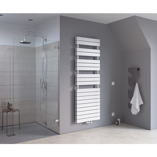 Alt Tag Template: Buy MaxtherM Newport Primus Steel White Designer Heated Towel Rail 970mm H x 500mm W Double Panel by MaxtherM for only £416.30 in MaxtherM, 3000 to 3500 BTUs Towel Rails, Maxtherm Designer Heated Towel Rails, White Designer Heated Towel Rails at Main Website Store, Main Website. Shop Now
