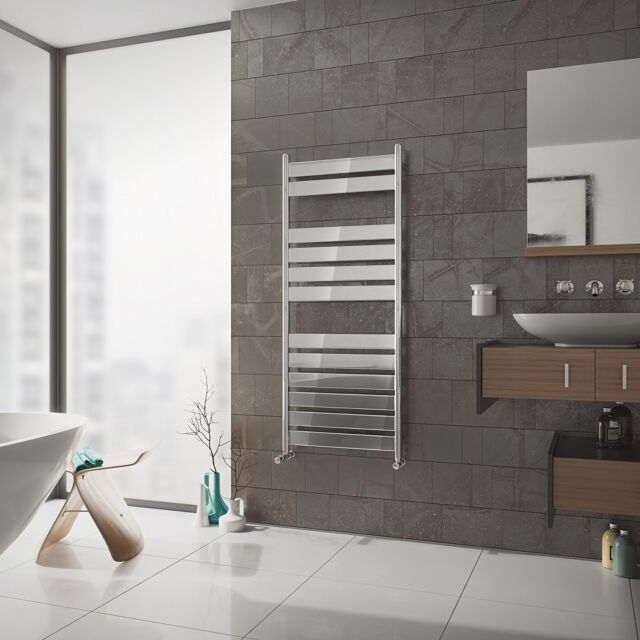 Alt Tag Template: Buy MaxtherM Montgomery Steel Chrome Designer Heated Towel Rail 800mm H x 500mm W by MaxtherM for only £384.28 in MaxtherM, 0 to 1500 BTUs Towel Rail, Maxtherm Designer Heated Towel Rails at Main Website Store, Main Website. Shop Now