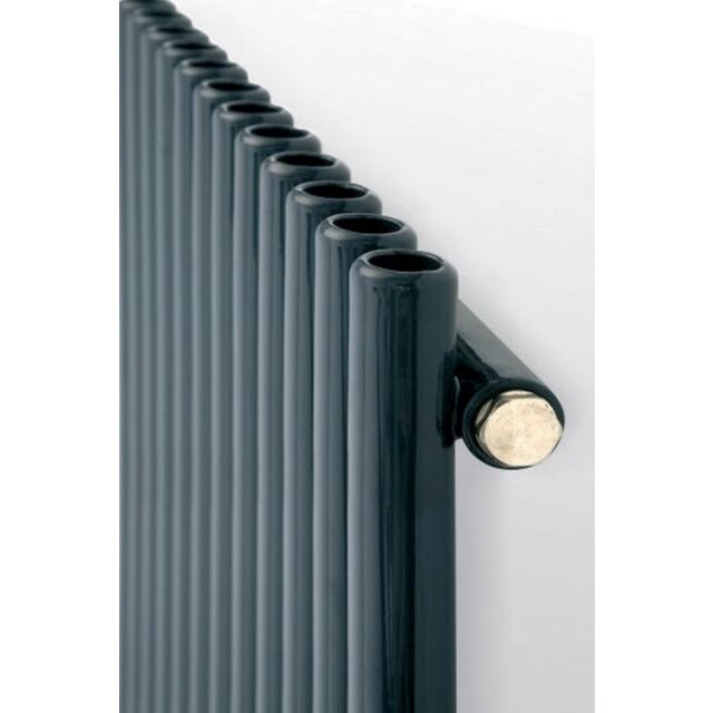 Alt Tag Template: Buy MaxtherM Camborne Round Tube Steel Anthracite Vertical Designer Radiator by MaxtherM for only £892.70 in View All Radiators, SALE, MaxtherM, Maxtherm Designer Radiators, Anthracite Vertical Designer Radiators at Main Website Store, Main Website. Shop Now