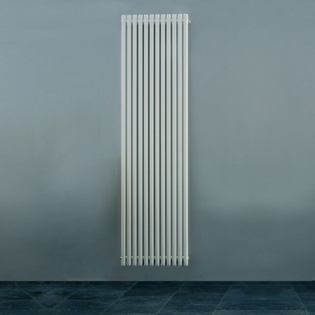 Alt Tag Template: Buy MaxtherM Camborne Round Tube Steel White Vertical Designer Radiator by MaxtherM for only £743.92 in View All Radiators, SALE, MaxtherM, Maxtherm Designer Radiators, White Vertical Designer Radiators at Main Website Store, Main Website. Shop Now