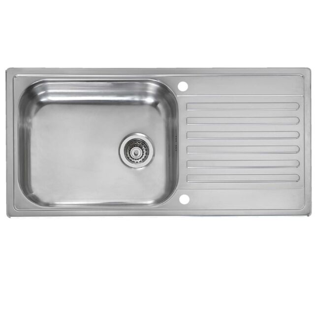 Alt Tag Template: Buy Reginox MINISTER REVERSIBLE Large Single Bowl Stainless Steel Sink, 0.8 Gauge Kitchen Workstation by Reginox for only £172.29 in Kitchen Sinks, Reginox, Stainless Steel Kitchen Sinks, Reginox Stainless Steel Kitchen Sinks at Main Website Store, Main Website. Shop Now