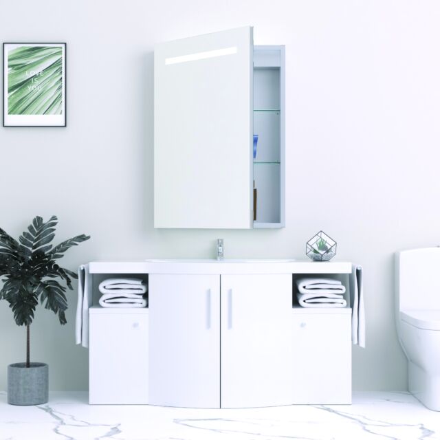 Alt Tag Template: Buy Kartell Reflections Prism LED Mirror Cabinet 700mm H x 500mm W by Kartell for only £297.72 in Bathroom Mirrors, Led Mirrors at Main Website Store, Main Website. Shop Now
