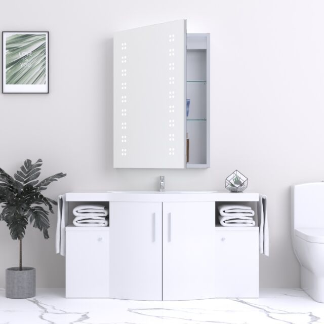 Alt Tag Template: Buy Kartell Reflections Kandy LED Mirror Cabinet 700mm H x 500mm W by Kartell for only £297.72 in Bathroom Cabinets & Storage, Modern Bathroom Cabinets at Main Website Store, Main Website. Shop Now