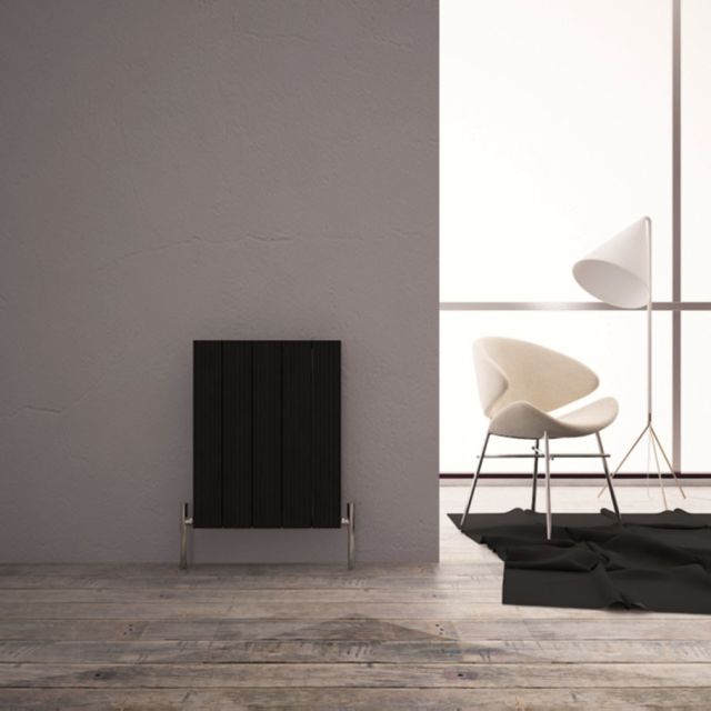 Alt Tag Template: Buy Carisa Monza Aluminium Vertical Designer Radiator 1800mm H x 470mm W Double Panel - Textured Black by Carisa for only £482.84 in Aluminium Radiators, Carisa Designer Radiators, 6000 to 7000 BTUs Radiators, Vertical Designer Radiators at Main Website Store, Main Website. Shop Now