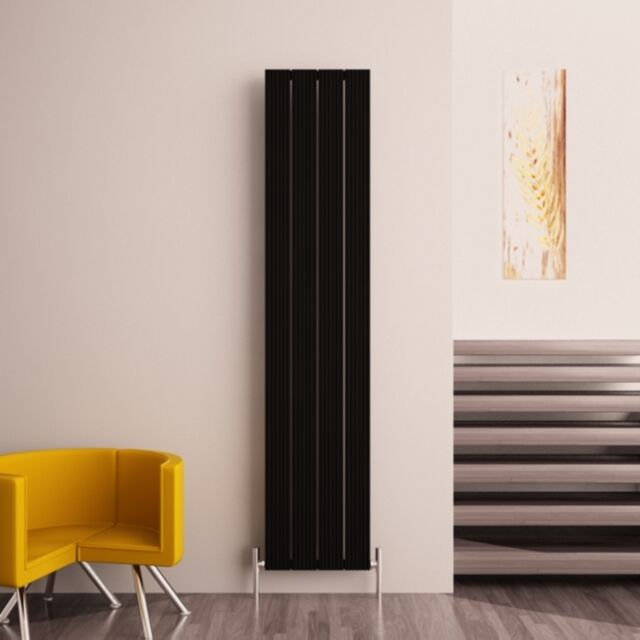 Alt Tag Template: Buy Carisa Monza Aluminium Vertical Designer Radiator 1800mm H x 375mm W Single Panel - Textured Black by Carisa for only £310.41 in Aluminium Radiators, View All Radiators, Carisa Designer Radiators, Designer Radiators, Carisa Radiators, Vertical Designer Radiators, Aluminium Vertical Designer Radiator at Main Website Store, Main Website. Shop Now