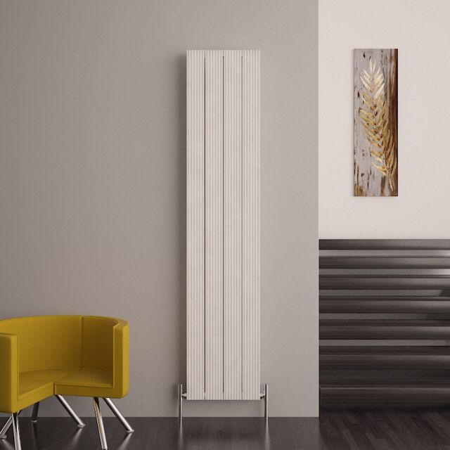 Alt Tag Template: Buy Carisa Monza Aluminium Vertical Designer Radiator 1800mm H x 375mm W Single Panel - Textured White by Carisa for only £310.41 in Aluminium Radiators, Carisa Designer Radiators, 4000 to 4500 BTUs Radiators, Vertical Designer Radiators at Main Website Store, Main Website. Shop Now