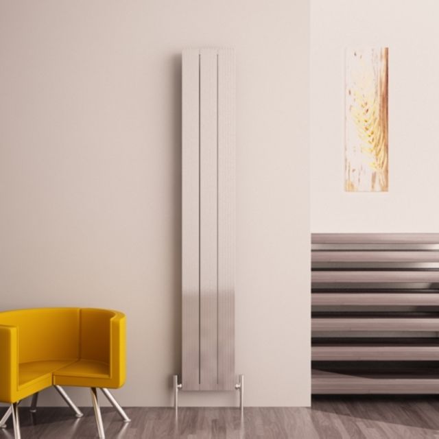 Alt Tag Template: Buy Carisa Monza Aluminium Vertical Designer Radiator 1800mm x 280mm Single Panel - Polished Anodized by Carisa for only £270.56 in Aluminium Radiators, View All Radiators, Carisa Designer Radiators, Designer Radiators, Carisa Radiators, Vertical Designer Radiators, Aluminium Vertical Designer Radiator at Main Website Store, Main Website. Shop Now
