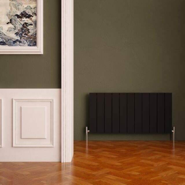 Alt Tag Template: Buy Carisa Nemo Aluminium Horizontal Designer Radiator 600mm H x 1040mm W Single Panel - Textured Black by Carisa for only £301.70 in Radiators, Carisa Designer Radiators, Designer Radiators, Carisa Radiators, Horizontal Designer Radiators, Black Horizontal Designer Radiators at Main Website Store, Main Website. Shop Now