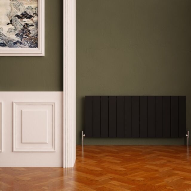 Alt Tag Template: Buy Carisa Nemo Aluminium Horizontal Designer Radiator 600mm H x 1230mm W Single Panel - Textured Black by Carisa for only £367.97 in Radiators, Aluminium Radiators, Carisa Designer Radiators, Designer Radiators, Carisa Radiators, Horizontal Designer Radiators, 4500 to 5000 BTUs Radiators, Black Horizontal Designer Radiators at Main Website Store, Main Website. Shop Now