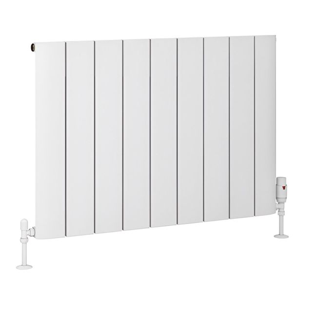 Alt Tag Template: Buy Eastbrook Peretti Aluminium Matt White Horizontal Designer Radiator 600mm H x 660mm W Dual Fuel - Standard by Eastbrook for only £469.25 in Eastbrook Co., Dual Fuel Standard Horizontal Radiators at Main Website Store, Main Website. Shop Now