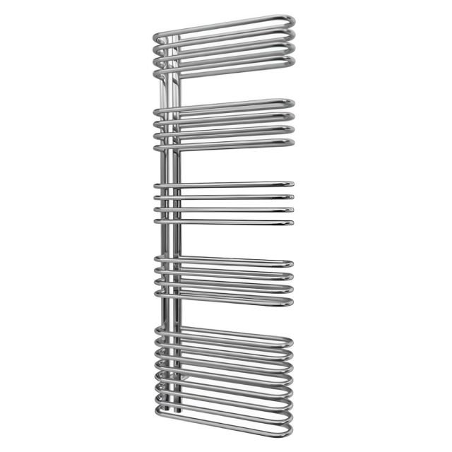 Alt Tag Template: Buy Reina Borgo Steel Chrome Designer Towel Radiator 1300mm H x 500mm W - Electric Only - Thermostatic by Reina for only £567.12 in Towel Rails, Designer Heated Towel Rails, Chrome Designer Heated Towel Rails at Main Website Store, Main Website. Shop Now