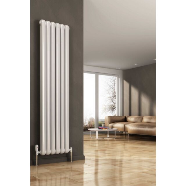 Alt Tag Template: Buy Reina Coneva Steel White Vertical Designer Radiator by Reina for only £166.64 in View All Radiators, SALE, Cheap Radiators, Wet Room Radiators , Designer Radiators, Reina Designer Radiators, Reina Designer Radiators, White Vertical Column Radiators at Main Website Store, Main Website. Shop Now