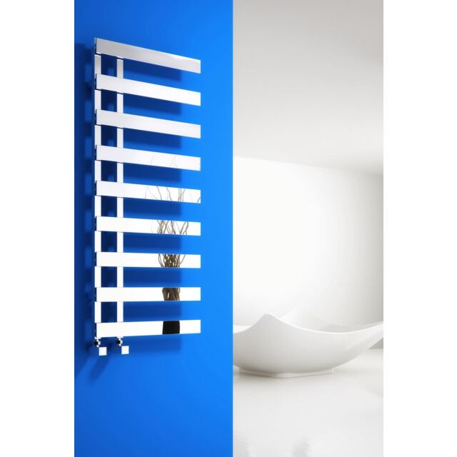 Alt Tag Template: Buy Reina Florina Steel Chrome Designer Heated Towel Rail 1525mm H x 500mm W Electric Only - Thermostatic by Reina for only £474.98 in Electric Thermostatic Towel Rails Vertical at Main Website Store, Main Website. Shop Now
