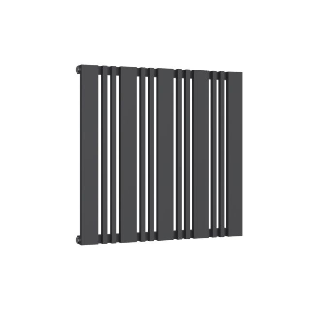 Alt Tag Template: Buy Reina Bonera Steel Anthracite Horizontal Designer Radiator 550mm H x 588mm W Electric Only - Thermostatic by Reina for only £286.83 in Reina Designer Radiators, Electric Thermostatic Horizontal Radiators at Main Website Store, Main Website. Shop Now