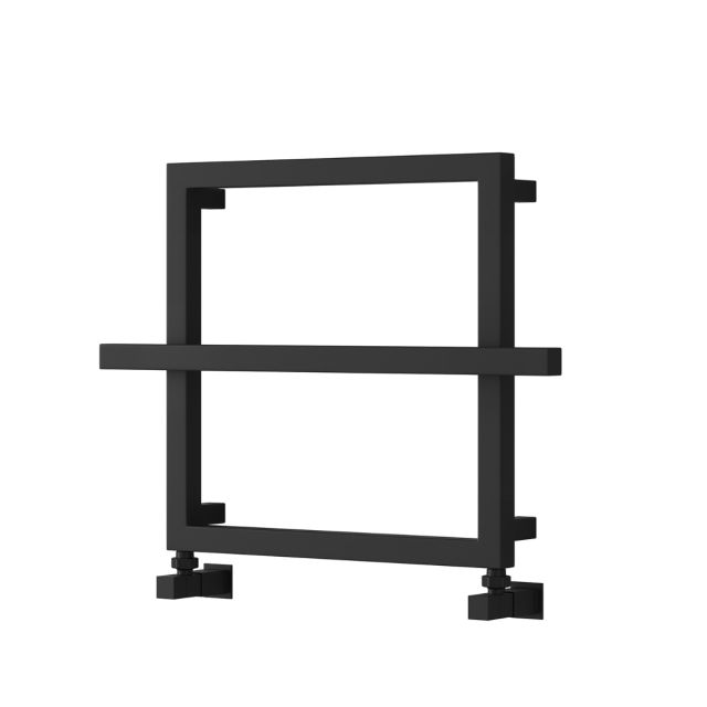 Alt Tag Template: Buy Reina Lago 1 Steel Black Designer Heated Towel Rail 450mm x 600mm by Reina for only £141.73 in clearance-last-chance-grab, Towel Rails, Reina, Designer Heated Towel Rails, Black Designer Heated Towel Rails, Reina Heated Towel Rails at Main Website Store, Main Website. Shop Now