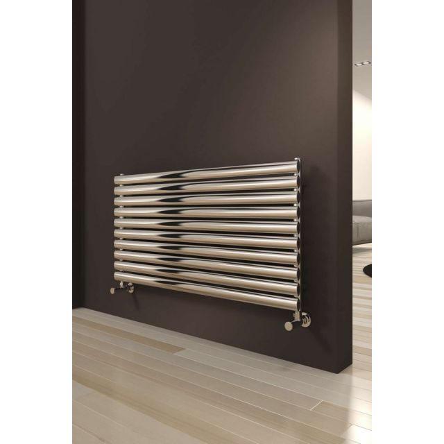 Alt Tag Template: Buy Reina Artena Stainless Steel Polished Horizontal Designer Radiator 590mm H x 800mm W Single Panel Electric - Thermostatic by Reina for only £450.87 in Reina Designer Radiators, Electric Thermostatic Horizontal Radiators at Main Website Store, Main Website. Shop Now