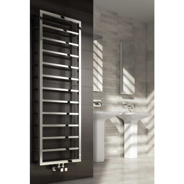 Alt Tag Template: Buy Reina Egna Polished Stainless Steel Designer Heated Towel Radiator by Reina for only £260.40 in Towel Rails, SALE, Reina, Designer Heated Towel Rails, Stainless Steel Designer Heated Towel Rails, Reina Heated Towel Rails at Main Website Store, Main Website. Shop Now