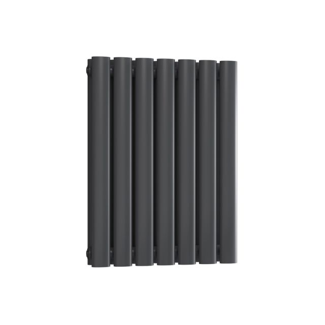 Alt Tag Template: Buy Reina Neva Steel Anthracite Horizontal Designer Radiator 550mm H x 590mm W Double Panel Dual Fuel - Standard by Reina for only £276.31 in Shop By Brand, Radiators, Dual Fuel Radiators, Reina, Dual Fuel Standard Radiators, Dual Fuel Standard Horizontal Radiators at Main Website Store, Main Website. Shop Now