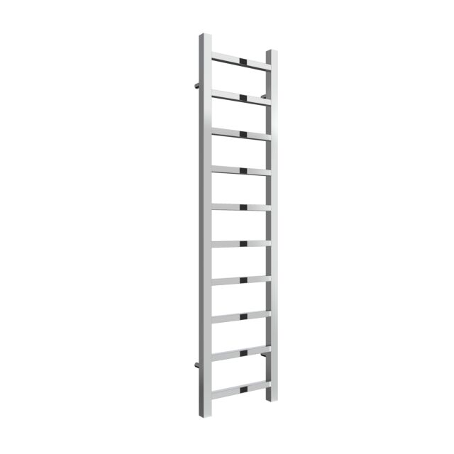 Alt Tag Template: Buy Reina Serena Steel Chrome Designer Heated Towel Rail 1200mm H x 300mm W Electric Only - Thermostatic by Reina for only £284.13 in Electric Thermostatic Towel Rails Vertical at Main Website Store, Main Website. Shop Now