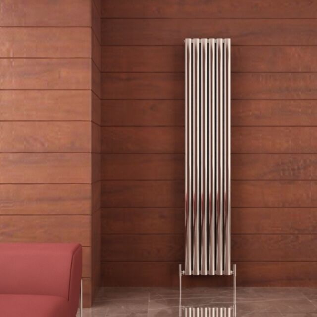 Alt Tag Template: Buy Carisa Tallis Aluminium Vertical Designer Radiator 1800mm H x 350mm W Double Panel - Polished Anodized by Carisa for only £361.63 in Radiators, Carisa Designer Radiators, Designer Radiators, Carisa Radiators, Vertical Designer Radiators, Aluminium Vertical Designer Radiator at Main Website Store, Main Website. Shop Now
