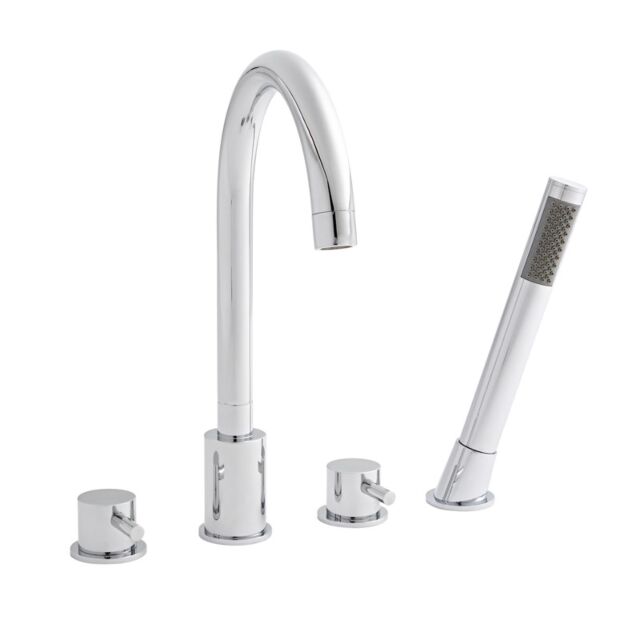 Alt Tag Template: Buy Kartell Plan Brass Bath Shower Mixer 4 Hole by Kartell for only £131.64 in Taps & Wastes, Kartell UK, Bath Taps, Kartell UK Taps, Bath Shower Mixers at Main Website Store, Main Website. Shop Now