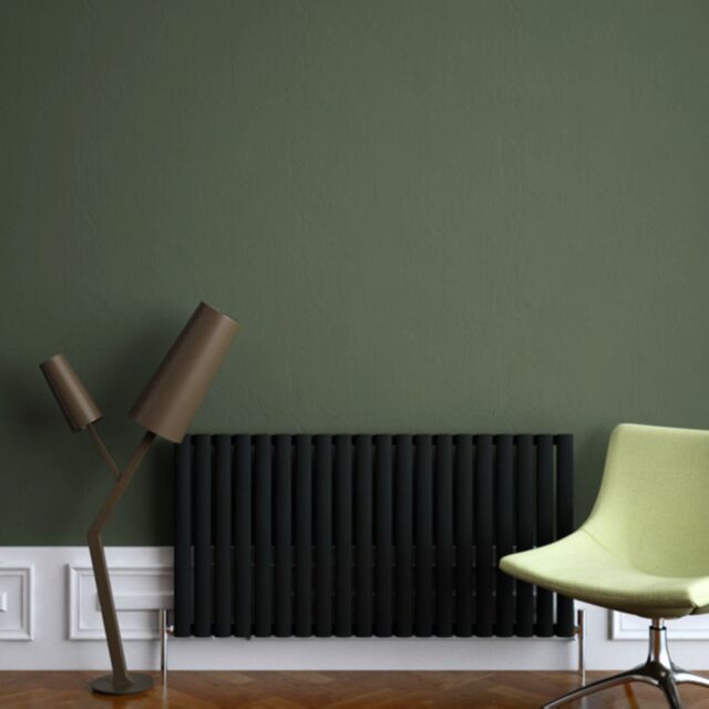 Alt Tag Template: Buy Carisa Tallis Aluminium Horizontal Designer Radiator 600mm H x 1190mm W Single Panel - Textured Black by Carisa for only £378.35 in Aluminium Radiators, Carisa Designer Radiators, 6000 to 7000 BTUs Radiators at Main Website Store, Main Website. Shop Now