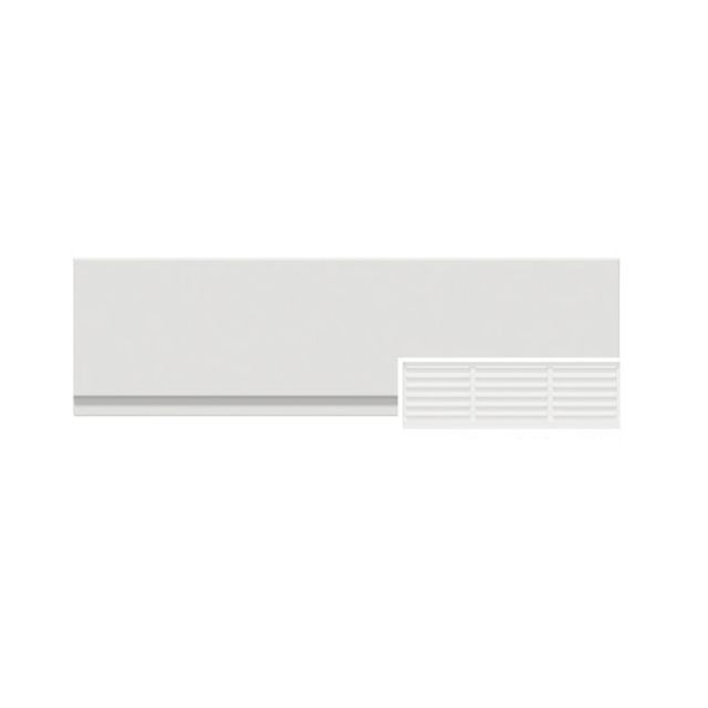 Alt Tag Template: Buy Kartell UFP1600515 Spirit Reinforced Bath Front Panel 1600mm x 515mm, White by Kartell for only £136.00 in Baths, Bath Accessories, Kartell UK, Kartell UK Bathrooms, Bath Panels, Kartell UK Baths at Main Website Store, Main Website. Shop Now