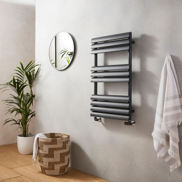 Alt Tag Template: Buy Kartell Venetian Designer Anthracite Towel Rail 850mm H X 500mm W by Kartell for only £197.55 in Towel Rails, Designer Heated Towel Rails, Anthracite Designer Heated Towel Rails at Main Website Store, Main Website. Shop Now